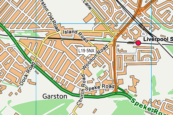 L19 5NX map - OS VectorMap District (Ordnance Survey) L19 5NX map - OS VectorMap District (Ordnance Survey)