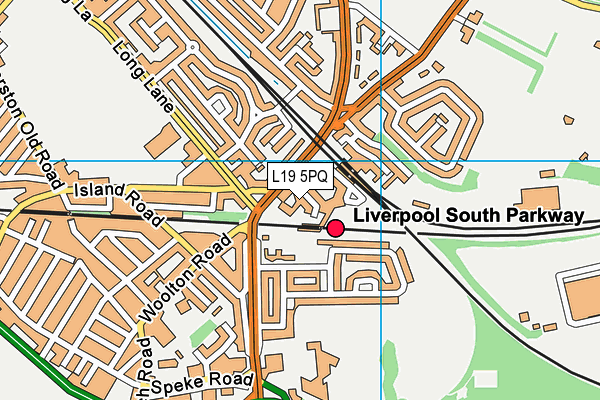 L19 5PQ map - OS VectorMap District (Ordnance Survey) L19 5PQ map - OS VectorMap District (Ordnance Survey)
