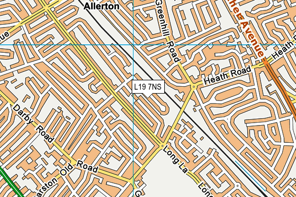 L19 7NS map - OS VectorMap District (Ordnance Survey) L19 7NS map - OS VectorMap District (Ordnance Survey)