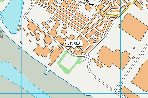 L19 8LX map - OS VectorMap District (Ordnance Survey) L19 8LX map - OS VectorMap District (Ordnance Survey)
