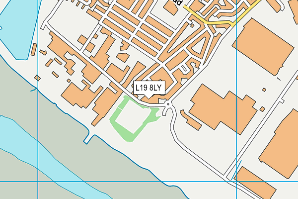 L19 8LY map - OS VectorMap District (Ordnance Survey) L19 8LY map - OS VectorMap District (Ordnance Survey)