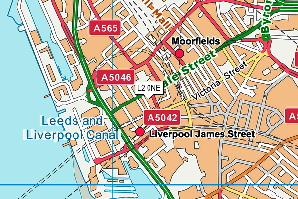 L2 0NE map - OS VectorMap District (Ordnance Survey) L2 0NE map - OS VectorMap District (Ordnance Survey)