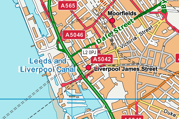 L2 0PJ map - OS VectorMap District (Ordnance Survey) L2 0PJ map - OS VectorMap District (Ordnance Survey)