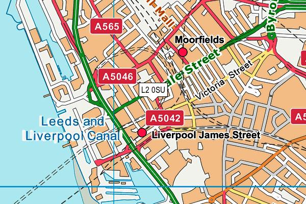 L2 0SU map - OS VectorMap District (Ordnance Survey) L2 0SU map - OS VectorMap District (Ordnance Survey)