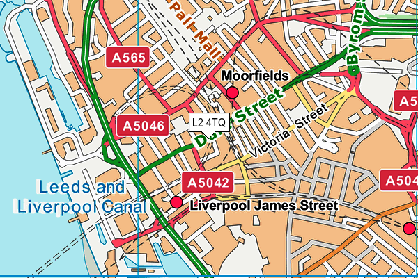 L2 4TQ map - OS VectorMap District (Ordnance Survey) L2 4TQ map - OS VectorMap District (Ordnance Survey)