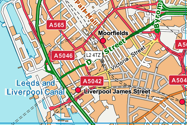 L2 4TZ map - OS VectorMap District (Ordnance Survey) L2 4TZ map - OS VectorMap District (Ordnance Survey)
