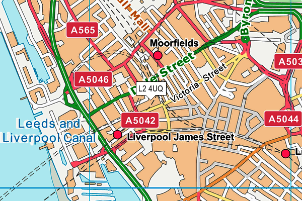 L2 4UQ map - OS VectorMap District (Ordnance Survey) L2 4UQ map - OS VectorMap District (Ordnance Survey)