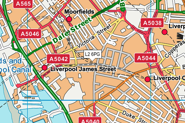 L2 6PG map - OS VectorMap District (Ordnance Survey) L2 6PG map - OS VectorMap District (Ordnance Survey)