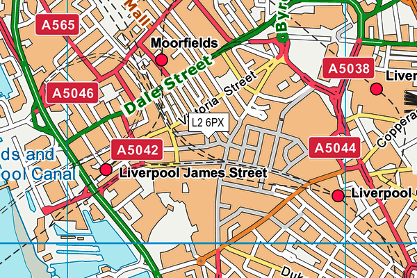 L2 6PX map - OS VectorMap District (Ordnance Survey) L2 6PX map - OS VectorMap District (Ordnance Survey)