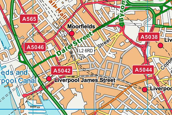 L2 6RD map - OS VectorMap District (Ordnance Survey) L2 6RD map - OS VectorMap District (Ordnance Survey)