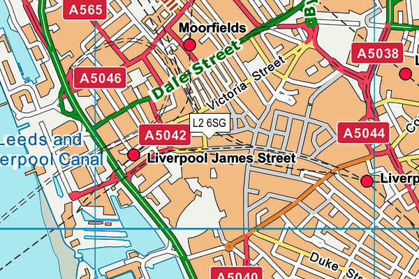L2 6SG map - OS VectorMap District (Ordnance Survey) L2 6SG map - OS VectorMap District (Ordnance Survey)