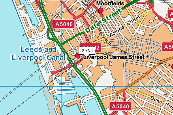 L2 7NU map - OS VectorMap District (Ordnance Survey) L2 7NU map - OS VectorMap District (Ordnance Survey)