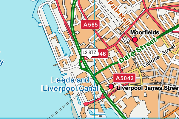 L2 8TZ map - OS VectorMap District (Ordnance Survey) L2 8TZ map - OS VectorMap District (Ordnance Survey)