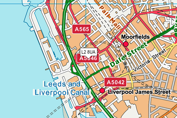 L2 8UA map - OS VectorMap District (Ordnance Survey) L2 8UA map - OS VectorMap District (Ordnance Survey)
