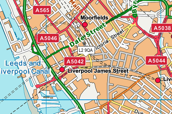 L2 9QA map - OS VectorMap District (Ordnance Survey) L2 9QA map - OS VectorMap District (Ordnance Survey)