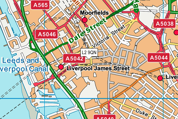 L2 9QN map - OS VectorMap District (Ordnance Survey) L2 9QN map - OS VectorMap District (Ordnance Survey)