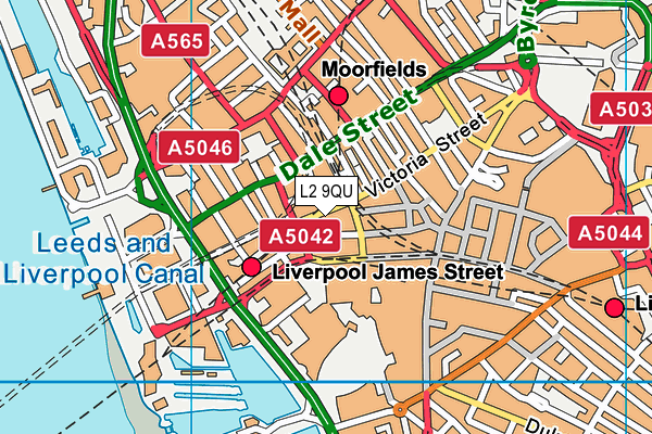 L2 9QU map - OS VectorMap District (Ordnance Survey) L2 9QU map - OS VectorMap District (Ordnance Survey)