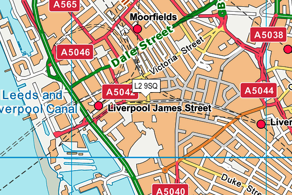 L2 9SQ map - OS VectorMap District (Ordnance Survey) L2 9SQ map - OS VectorMap District (Ordnance Survey)