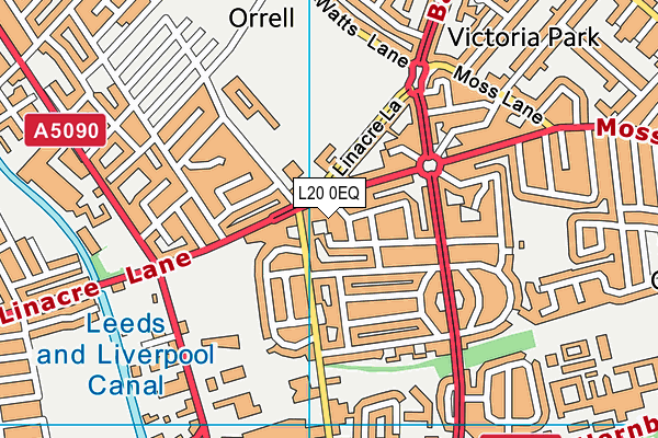 L20 0EQ map - OS VectorMap District (Ordnance Survey) L20 0EQ map - OS VectorMap District (Ordnance Survey)