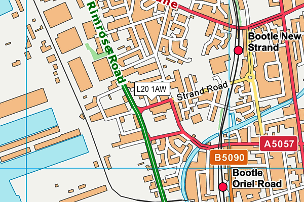 L20 1AW map - OS VectorMap District (Ordnance Survey) L20 1AW map - OS VectorMap District (Ordnance Survey)