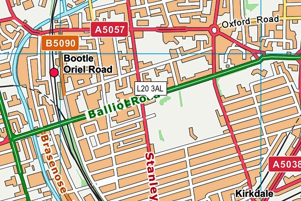 L20 3AL map - OS VectorMap District (Ordnance Survey) L20 3AL map - OS VectorMap District (Ordnance Survey)