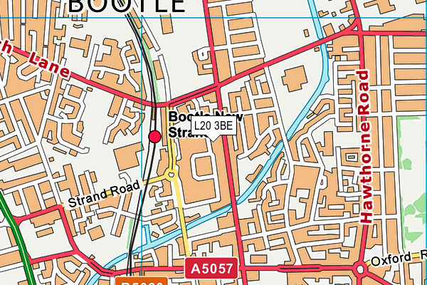 L20 3BE map - OS VectorMap District (Ordnance Survey) L20 3BE map - OS VectorMap District (Ordnance Survey)