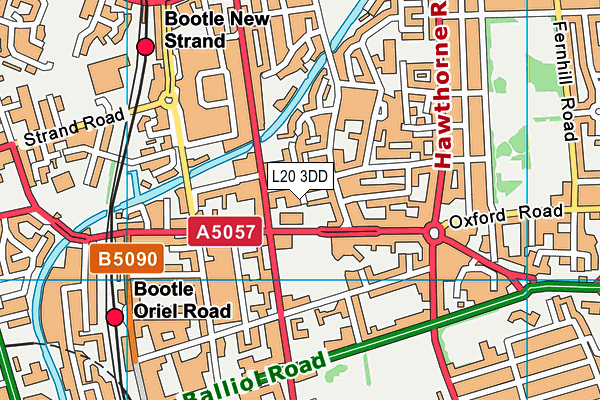 L20 3DD map - OS VectorMap District (Ordnance Survey) L20 3DD map - OS VectorMap District (Ordnance Survey)