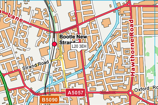 L20 3EH map - OS VectorMap District (Ordnance Survey) L20 3EH map - OS VectorMap District (Ordnance Survey)