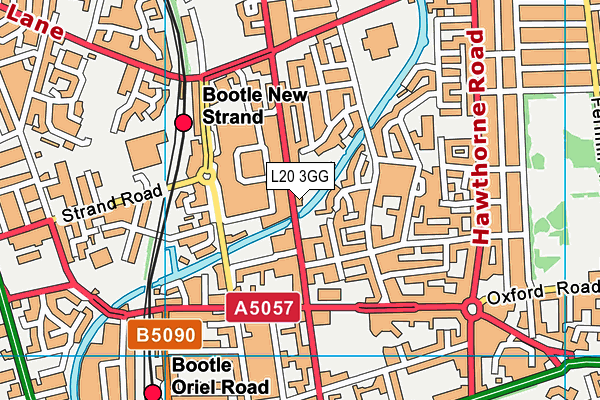 L20 3GG map - OS VectorMap District (Ordnance Survey) L20 3GG map - OS VectorMap District (Ordnance Survey)