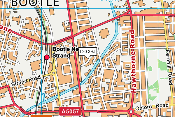 L20 3HJ map - OS VectorMap District (Ordnance Survey) L20 3HJ map - OS VectorMap District (Ordnance Survey)