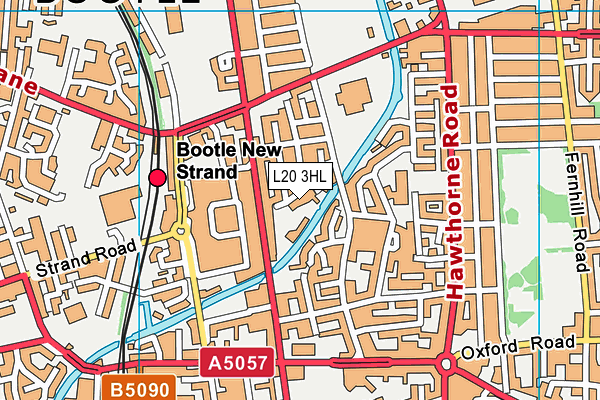L20 3HL map - OS VectorMap District (Ordnance Survey) L20 3HL map - OS VectorMap District (Ordnance Survey)