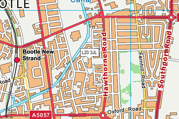 L20 3JL map - OS VectorMap District (Ordnance Survey) L20 3JL map - OS VectorMap District (Ordnance Survey)
