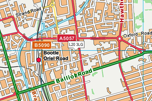 L20 3LG map - OS VectorMap District (Ordnance Survey) L20 3LG map - OS VectorMap District (Ordnance Survey)