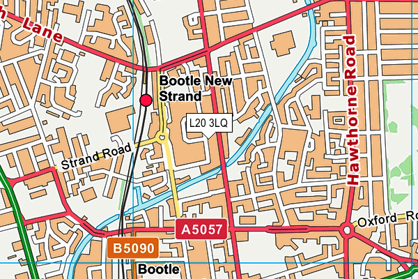 L20 3LQ map - OS VectorMap District (Ordnance Survey) L20 3LQ map - OS VectorMap District (Ordnance Survey)