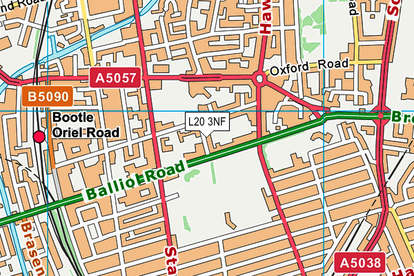 L20 3NF map - OS VectorMap District (Ordnance Survey) L20 3NF map - OS VectorMap District (Ordnance Survey)