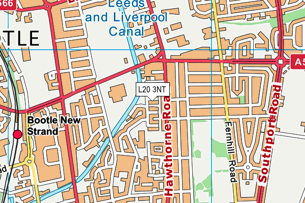 L20 3NT map - OS VectorMap District (Ordnance Survey) L20 3NT map - OS VectorMap District (Ordnance Survey)