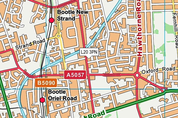 L20 3PN map - OS VectorMap District (Ordnance Survey) L20 3PN map - OS VectorMap District (Ordnance Survey)