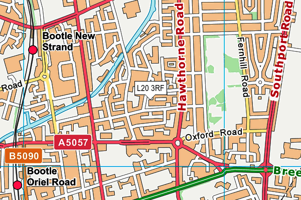 L20 3RF map - OS VectorMap District (Ordnance Survey) L20 3RF map - OS VectorMap District (Ordnance Survey)