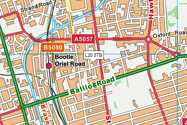 L20 3TB map - OS VectorMap District (Ordnance Survey) L20 3TB map - OS VectorMap District (Ordnance Survey)