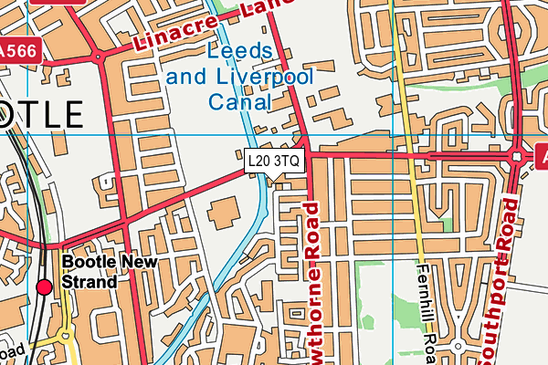 L20 3TQ map - OS VectorMap District (Ordnance Survey) L20 3TQ map - OS VectorMap District (Ordnance Survey)