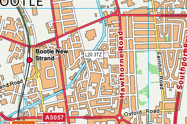 L20 3TZ map - OS VectorMap District (Ordnance Survey) L20 3TZ map - OS VectorMap District (Ordnance Survey)