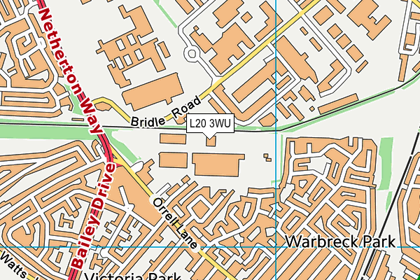 L20 3WU map - OS VectorMap District (Ordnance Survey) L20 3WU map - OS VectorMap District (Ordnance Survey)