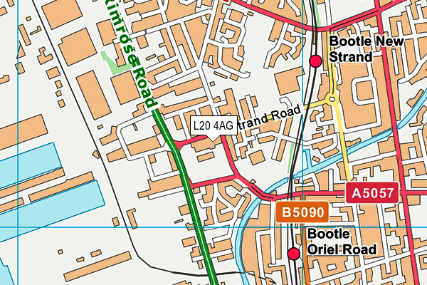 L20 4AG map - OS VectorMap District (Ordnance Survey) L20 4AG map - OS VectorMap District (Ordnance Survey)