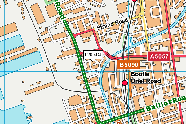L20 4DJ map - OS VectorMap District (Ordnance Survey) L20 4DJ map - OS VectorMap District (Ordnance Survey)