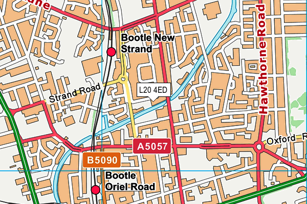 L20 4ED map - OS VectorMap District (Ordnance Survey) L20 4ED map - OS VectorMap District (Ordnance Survey)