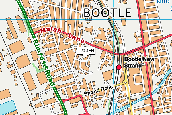 L20 4EN map - OS VectorMap District (Ordnance Survey) L20 4EN map - OS VectorMap District (Ordnance Survey)