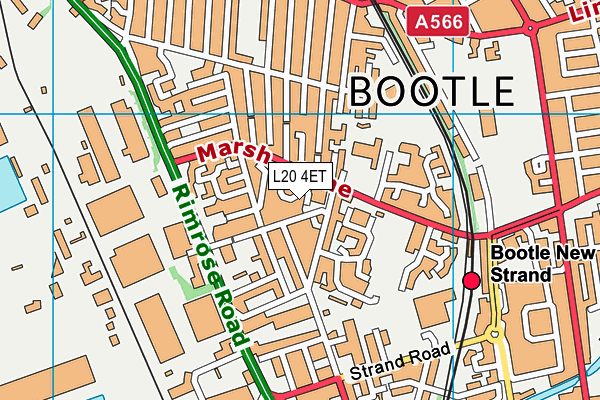 L20 4ET map - OS VectorMap District (Ordnance Survey) L20 4ET map - OS VectorMap District (Ordnance Survey)