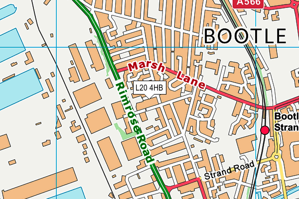 L20 4HB map - OS VectorMap District (Ordnance Survey) L20 4HB map - OS VectorMap District (Ordnance Survey)