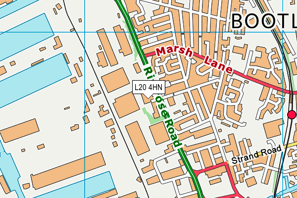 L20 4HN map - OS VectorMap District (Ordnance Survey) L20 4HN map - OS VectorMap District (Ordnance Survey)