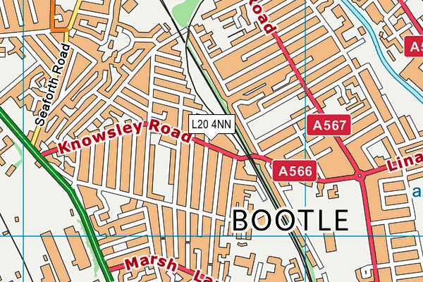 L20 4NN map - OS VectorMap District (Ordnance Survey) L20 4NN map - OS VectorMap District (Ordnance Survey)